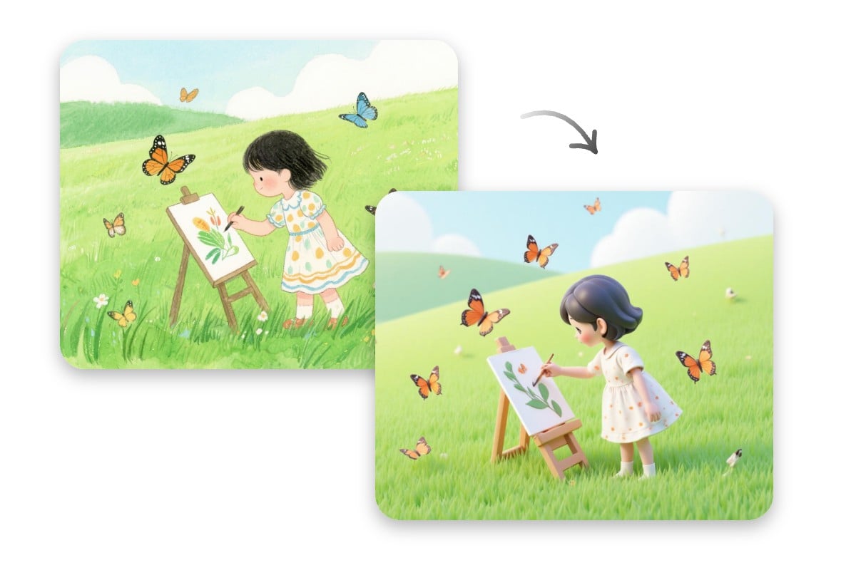 Create 3D Image Characters